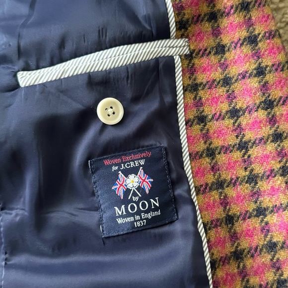 J. Crew Parke English Wool Houndstooth Blazer Jacket - Picture 9 of 11